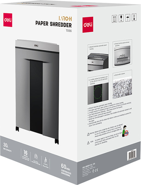 Шредер Deli ET096