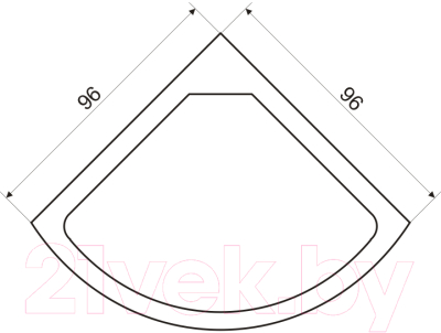 Душевая кабина Niagara NG-212-01N 100x100x215
