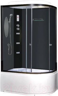 Душевая кабина Niagara NG-214-01LN 120x80x215 (тонированное стекло/черный) - фото