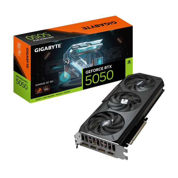 Видеокарта Gigabyte RTX5050 8GB (GV-N5050GAMING OC-8GD)