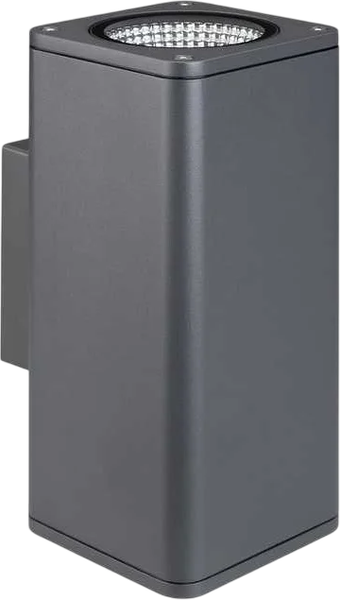 Бра уличное Arlight LGD-EVO-WALL-TWIN-S100x100-2x12W Day4000 GR / 046194 - фото