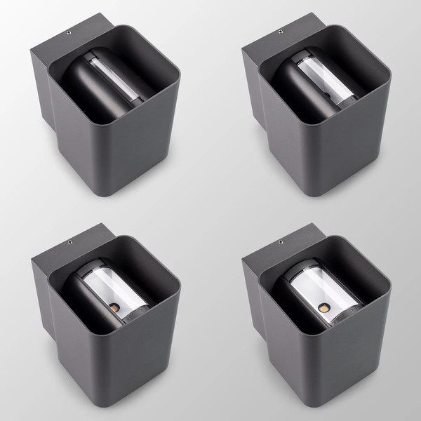 Бра уличное Arlight LGD-WALL-VARIO-S104x129-2x6W Day4000 GR / 029794