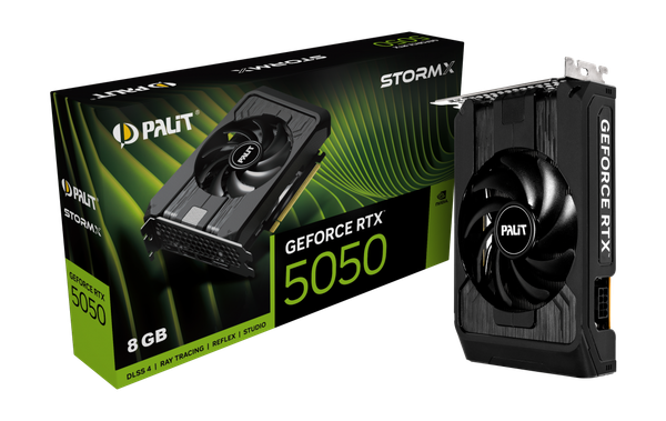 Видеокарта Palit RTX5050 STORMX 8GB (NE65050019P1-GB2070F)