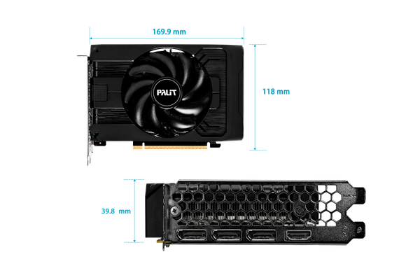 Видеокарта Palit RTX5050 STORMX 8GB (NE65050019P1-GB2070F)