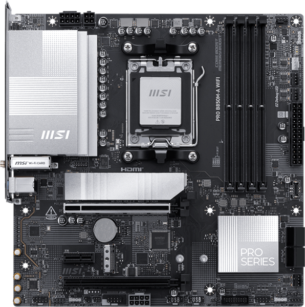 Материнская плата MSI Pro B850M-A WiFi - фото