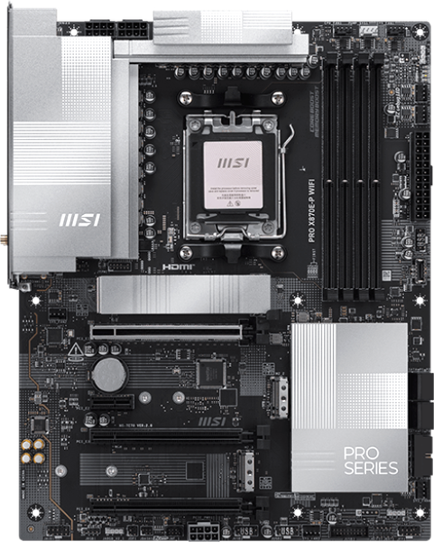 Материнская плата MSI Pro X870E-P WiFi - фото