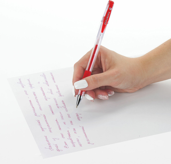 Ручка гелевая Brauberg Number One / 141195