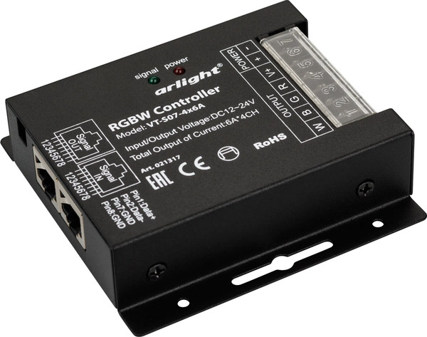 Контроллер для светодиодной ленты Arlight VT-S07-4x6A / 021317