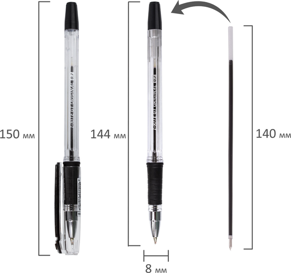 Ручка шариковая Brauberg I-Rite Gt / 143301