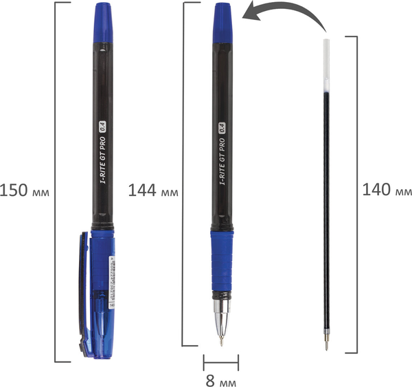 Ручка шариковая Brauberg I-Rite Gt Pro / 143303