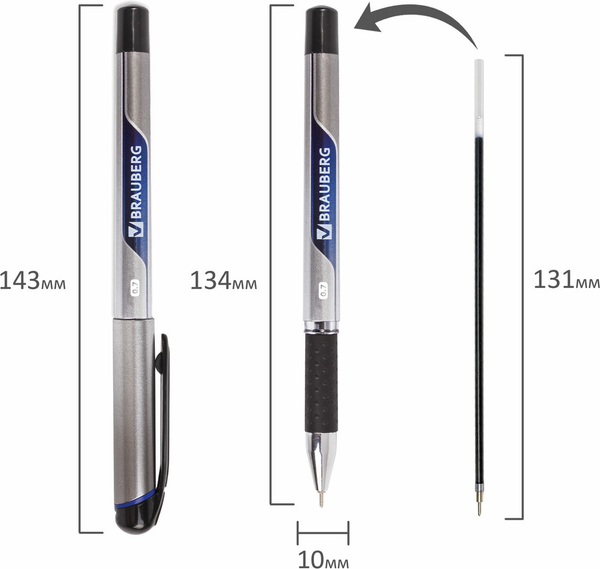 Ручка шариковая Brauberg Signature / 142688