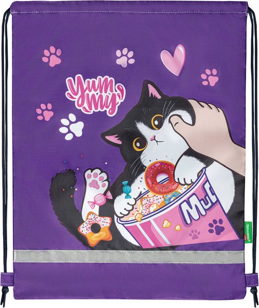 Мешок для обуви Brauberg Kids. Sweet Cheeks / 272390