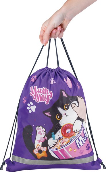 Мешок для обуви Brauberg Kids. Sweet Cheeks / 272390