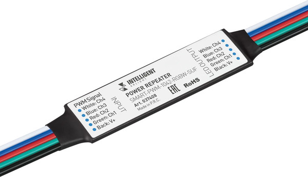 Усилитель сигнала для светодиодной ленты Arlight Intelligent SMART-PWM-1042-RGBW-SUF / 037408 - фото
