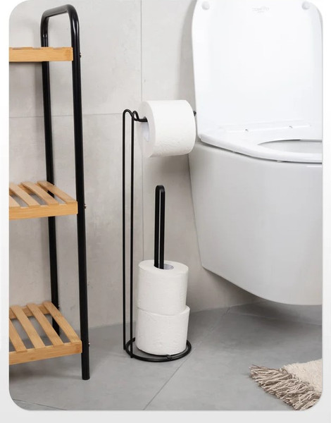 Стойка для туалетной бумаги FORA Night FOR-ST-54BL