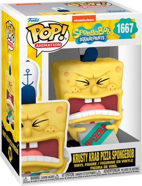Фигурка коллекционная Funko POP! Губка Боб с пиццей / 75738