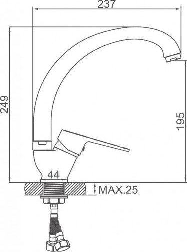 Смеситель Ledeme L5982