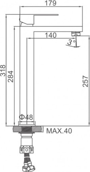 Смеситель Ledeme L71125