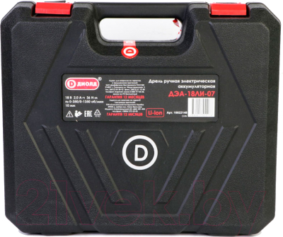 Аккумуляторная дрель-шуруповерт Диолд ДЭА-18ЛИ-07