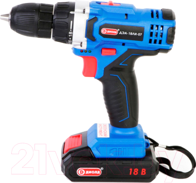 Аккумуляторная дрель-шуруповерт Диолд ДЭА-18ЛИ-07