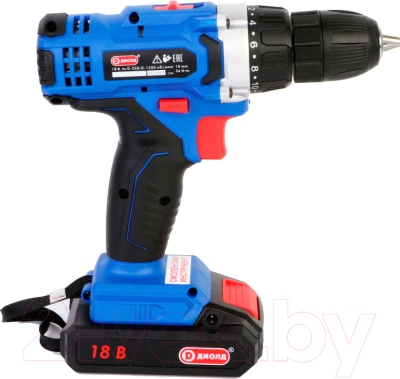 Аккумуляторная дрель-шуруповерт Диолд ДЭА-18ЛИ-07