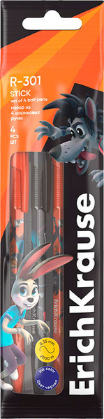 Набор шариковых ручек Erich Krause Ну, Погоди! Каникулы / 62639 - фото