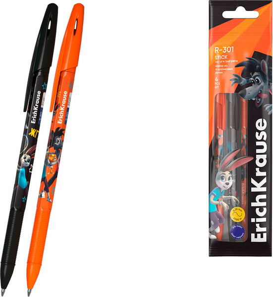 Набор шариковых ручек Erich Krause Ну, Погоди! Каникулы / 62639