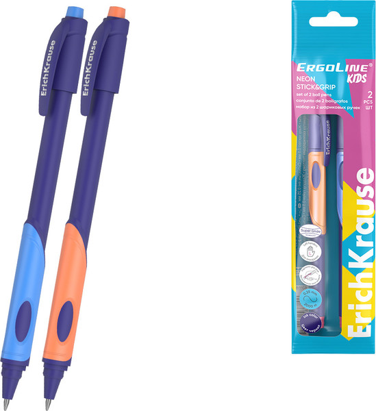 Набор шариковых ручек Erich Krause ErgoLine Kids / 63118