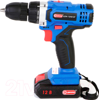 Аккумуляторная дрель-шуруповерт Диолд ДЭА-12ЛИ-07