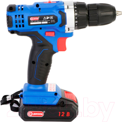 Аккумуляторная дрель-шуруповерт Диолд ДЭА-12ЛИ-07