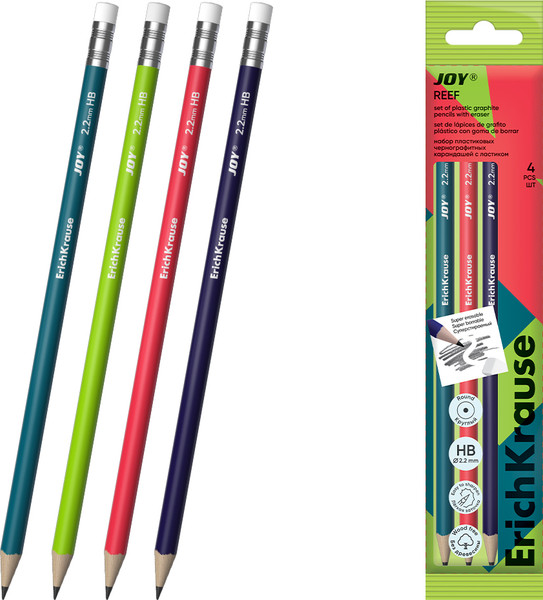 Набор простых карандашей Erich Krause Joy Reef / 63331