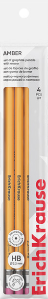 Набор простых карандашей Erich Krause Amber / 60712 - фото