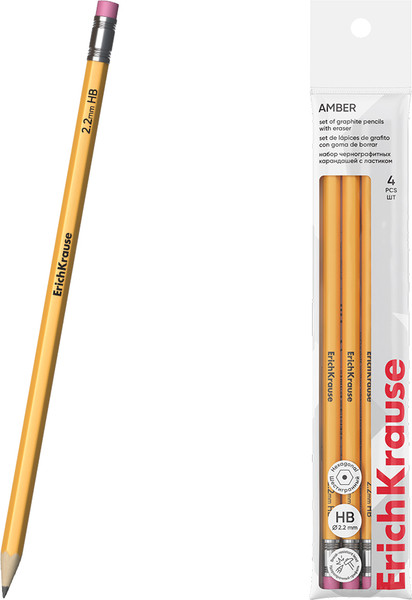 Набор простых карандашей Erich Krause Amber / 60712