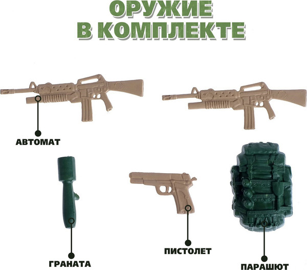 Набор фигурок игровых Sima-Land Спецназ / 2617256