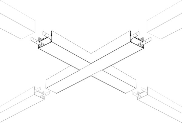Крестовина для профилей Arlight SL-LINE-5035 / 030118