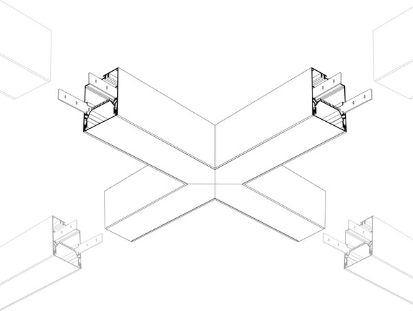 Крестовина для профилей Arlight SL-LINE-6070 / 030143