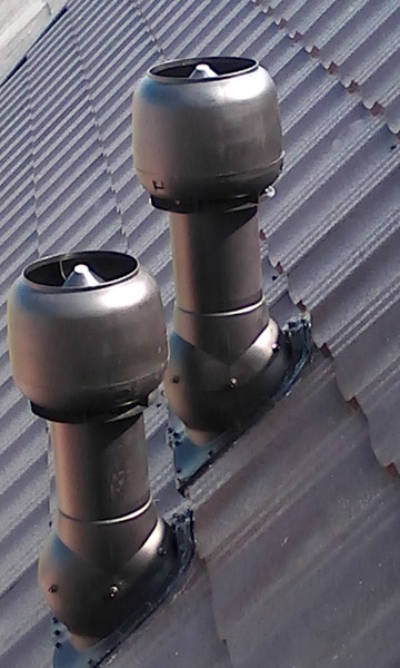 Выход вентиляционный на крышу Vilpe Е190Р/125/700 с шумопоглотителем / 73532