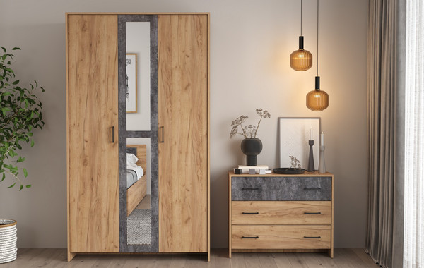 Комод Олмеко Бордо 85.02