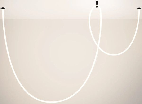 Потолочный светильник Arlight SP-TROPIC-BUILT-TRIMLESS-R18-L5000-58W Warm3000 BK / 043391 - фото