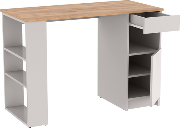 Письменный стол Олмеко Прайм с тумбой и полками 89.10