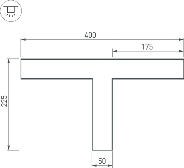 Угол профиля для светодиодной ленты Arlight SL-LINE-5035 / 030117