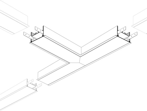 Угол профиля для светодиодной ленты Arlight SL-LINIA65-F / 030128