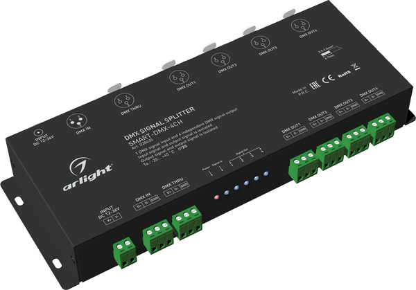 Усилитель сигнала для светодиодной ленты Arlight SMART-DMX-4CH / 028435 - фото