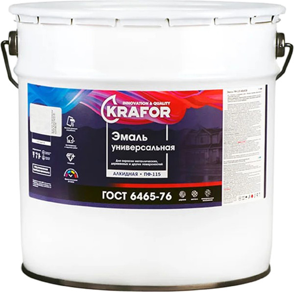 Эмаль Krafor ПФ-115 - фото