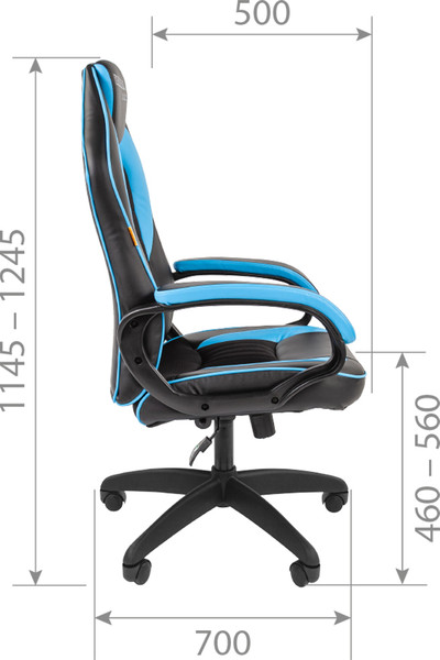 Кресло геймерское Chairman Game 16 экокожа