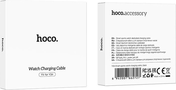 Зарядный кабель Hoco Y34 для смарт-часов 