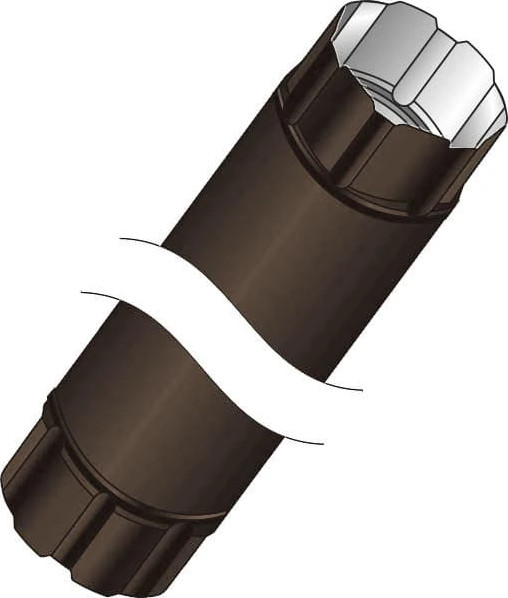 Труба водосточная Скайпрофиль Соединительная D90x1000 - фото