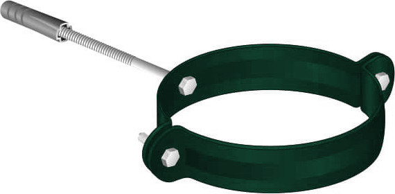 Хомут водосточной трубы Скайпрофиль Универсальный металлический D90 - фото