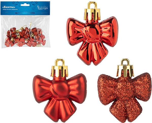 Набор елочных игрушек Волшебная страна Банты 109919