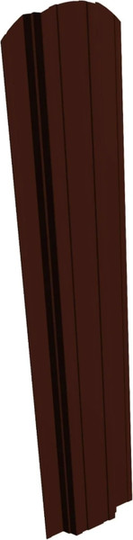 Штакетник металлический Скайпрофиль П-образный 111 Престиж Пэ-RAL8017 - фото